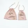 Hot Sale Ladies Designer Cotton Linen Dust Cosmetic Travel Handbag Shoulder Drawstring Cotton Gift Shopping Bag