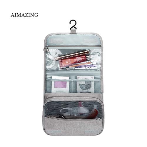 Cosmetic Bag Hanger Hanging Toiletry Bag Large Transparent Pvc Washing Cosmetic Storage Bag For Make Up