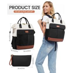LOVEVOOK wholesale 2pc school bags casual backpacks sets for student wholesale waterproof office computer bag laptop backpack