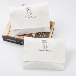 High-End Hot Sale Luxury Envelope Cotton Money Bag Pouch Envelope Dust Cloth Underwear Packaging Envelope Pouch