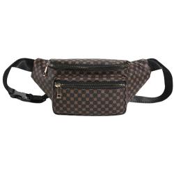 KBW385 New Square Bag Fashion PU Single Shoulder Crossbody Chest Bag Fitness Outdoor Sports Mobile Phone Waist Bag