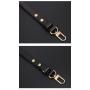 HR200 Adjustable Leather Bag Shoulder Strap Black Extension Shoulder Strap Accessory Adjustable PU Crossbody Bag Long Strap