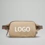 custom unisex belt bag with adjustable strap sport multifunctional waist band fanny bag khaki small everywhere belt bag