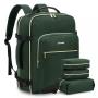 Flight Approved 40L Backpack for Men Women Waterproof Large TSA 17in Luggage Bag with 3 Packing Cubes Travel Backpacks Carry On