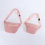 Keymay Bag Manufacturer Wholesale Custom Logo Sherpa Belt Bags Cell Phone Waist Bag Soft Teddy Crossbody Pink Fanny Pack