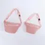 Keymay Bag Manufacturer Wholesale Custom Logo Sherpa Belt Bags Cell Phone Waist Bag Soft Teddy Crossbody Pink Fanny Pack