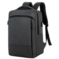 Custom LOGO Unisex Business Laptop Backpack Waterproof USB Schoolbag Single-Layer Manufacturers' Gift Computer Bag