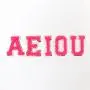 RTS Factory Wholesale DIY Custom Embroidered Patches Best Gifts Sticker Letter Patches Alphabet Chenille Patches