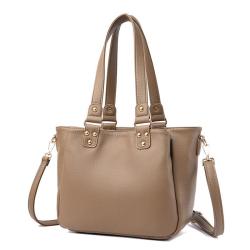 2024 new fashionable  women's handbag independent layered large capacity shoulder crossbody tote bag commuting bag leather bags