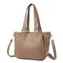 2024 new fashionable  women's handbag independent layered large capacity shoulder crossbody tote bag commuting bag leather bags