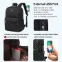 2023 Custom Quilted Fashion Travel Backpack High Quality Work College Business Bookbag Women's Laptop Backpack Purse with USB
