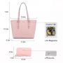 LOVEVOOK  fashion Tote Purse and Shoulder Bags with Wallets Set 2 Pcs hand bags Wallet women handbags