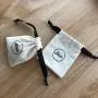 High Quality Beige Cotton Twill Jewelry Gift Drawstring Bag Small Gift Jewelry Drawstring Pouch