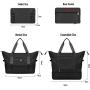 Gelory Large Capacity Travel Polyester Duffel Bag Lightweight Waterproof Dry And Wet Separation Foldable Storage Bag For Travel