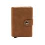 ultra-slim lightweight top grain leathers minimalist wallet quality good  aluminum cardholder