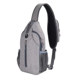 ZR560 Hot Selling Chest Bag Men New Waterproof Shoulder Bag Sports Travel Crossbody Bag Leisure Solid Color Oxford Cloth Satchel