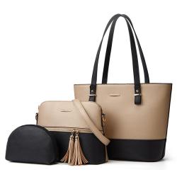 2024 New Female Bag Atmospheric Three-Piece Single Shoulder Oblique Span Hand Bag For Women