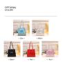 Gelory Wholesale Custom Printed Logo PVC Tote Bag New Design Waterproof PVC Holographic Women Handbag