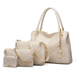2024 New Fashion Europe And The United States Shoulder Oblique Span Handbag Large Bag Stuffed Bun Mother Bag
