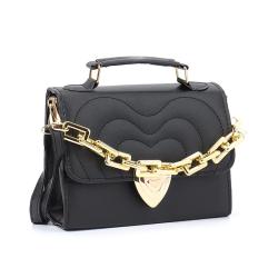 2022 New Arrived wholesale fashion designer ladies Heart Lock bags famous brands Golden Chain bags handbags for women