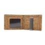 Natural cork slim wallet handmade men rfid blocking front pocket money clip cork wallet