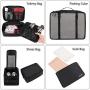 wholesale custom 8 piece luggage storage travel accessories suitcase organizer compression packing cubes set