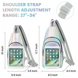 LOVEVOOK 2023 wholesale  Laser Reflective mini backpacks spring summer shoulder bags small chest daypack gym women men backpack