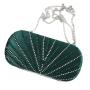Retro style wedding clutch purse for women blackish green evening bags ladies party clutches handbag