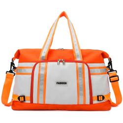 ZR645 Luggage Bag Print Logo Sport Travel Swimming Bag Sneaker Dry Wet Separation Waterproof Duffle Storage Bag Fitness Handbag
