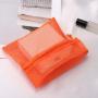 Custom Logo Label Nylon Mesh Drawstring Bag For Skincare Packing Wholesale Nylon Mesh Net Bag