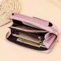 KBW772  New Solid Colour Simple Ladies Mobile Phone Bag Purses Handbags High Quality PU Shoulder Crossbody Women Wallet