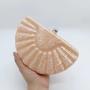 2024 New Single Shoulder Diagonal Cross Half Round Shell Acrylic Bag sac main femm sac