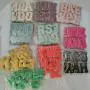 Stock XL Size Personalized Embroidery Letter Patch Customized Women Cosmetic Toiletry Gift Nylon Travel Cosmetic Bag
