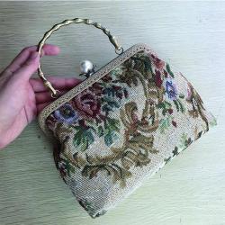2024 Custom Designer Embroidery Fabric Purse Handbag For Women With Famous Brands