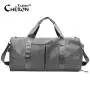 Designer Custom Logo Sports Large Duffel Bags Oxford Black Color Waterproof Portable Heavy Duty Luggage Travel Bag for Men