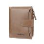 OEM028 Men Wallets Leather Double Zipper Card Holder Short Male Purse Coin Pocket Vintage Brand High Quality Men Purse