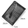 Jranter OEM ODM Sac A Main Cuir Luxury Handbag Genuine Crocodile Leather Clutch Purse Bags For Man Wallet Promotion