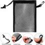 Wholesale Nylon Mesh Drawstring Bag With Clips For Swimming Collecting Toys Laundry Sports Gym Beach Travel