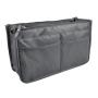 Cosmetic Bag For Women Double Zipper Makeup Bag Toiletries Grooming Kit Large Nylon Travel Insert Organizer Handbag Purse