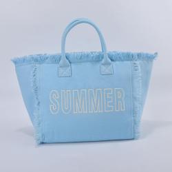 Keymay High Quality Fashion Women's Canvas Tote Bag Plain Beach Shopping Bags Large Cotton Canvas Tote Bag