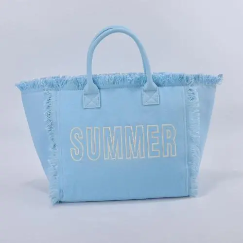 Keymay High Quality Fashion Women's Canvas Tote Bag Plain Beach Shopping Bags Large Cotton Canvas Tote Bag