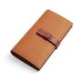 ZF373 Genuine Leather Women Long Wallet Women Purse Zipper Hasp Coin Purse Designer Wallet Card Holder Folding Card Bag