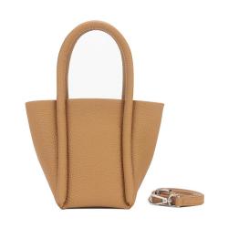 KBW169 2023 New Niche Vegetable Basket Head Layer Cowhide Handbag Bucket Bag Mini Crossbody Shoulder Bag