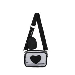 Wholesale Fashion Customized Stadium Approved Transparent PVC Clear Purse Women Crossbody Bags for Concerts