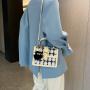 2023 Striped Women Fashion Handbags Embroidery Quality Handbags PU Fashion Ladies Hand Bags