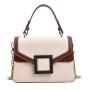New Trendy Style Women's Shoulder Bag China Supplier's Fashionable Handbag with Zipper Closure Single Handle Portable PU Lining