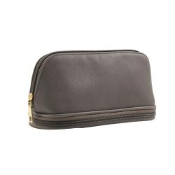 Wholesale Fashion Soft Leather Makeup Pouch Cosmetic Bag Storage Make Up Accessories Organizer