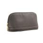 Wholesale Fashion Soft Leather Makeup Pouch Cosmetic Bag Storage Make Up Accessories Organizer
