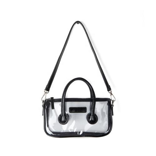 2024 Wholesale Cheap Custom Logo Fashion Pvc Transparent Women's Jelly Beach Shoulder Bags Handbags Purses
