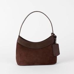 2024 Luxury Fashion Women Pu  Leather Suede Bag Frosted Vintage Shoulder Customized Handbag for Ladies